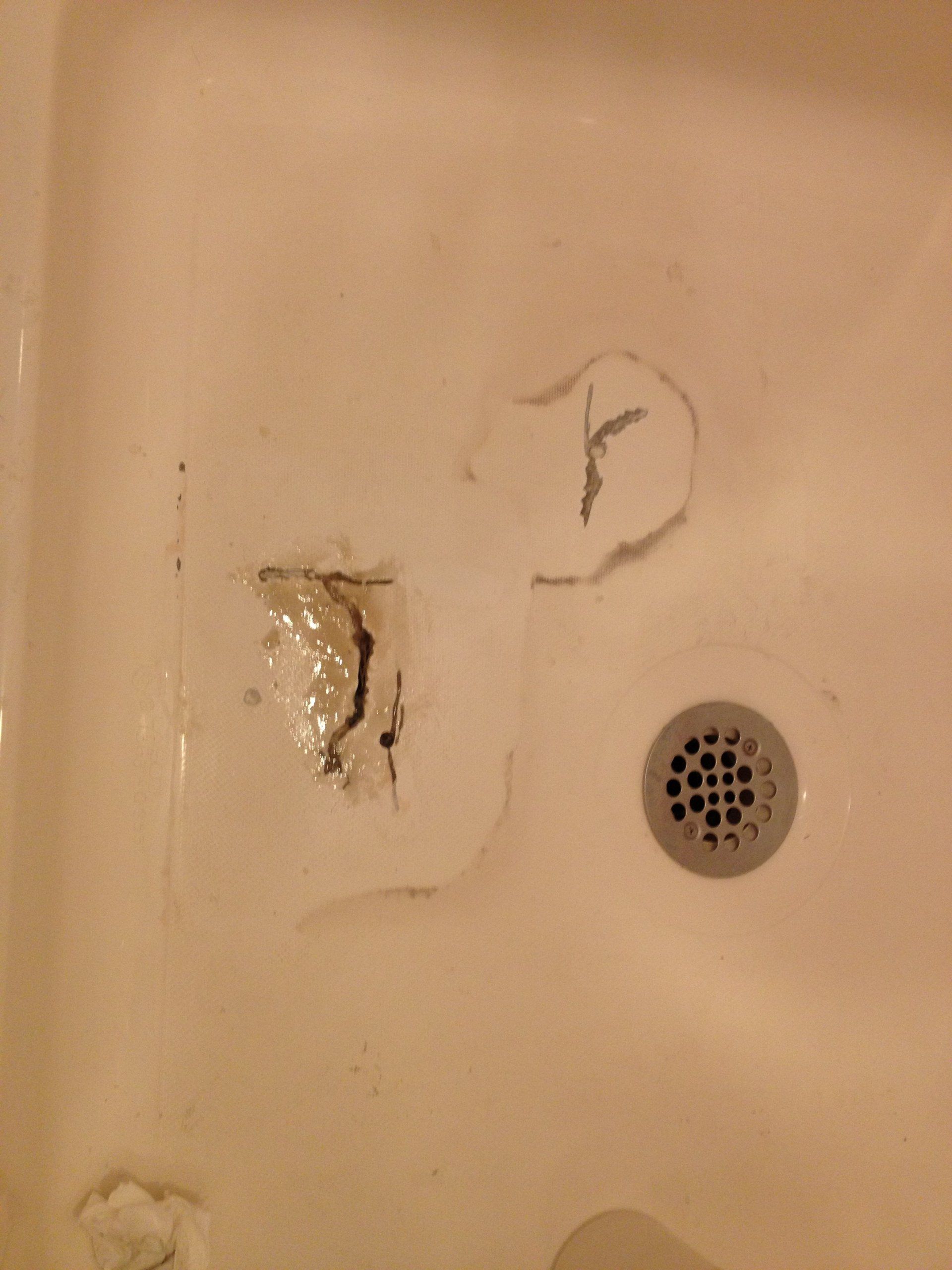 broken shower