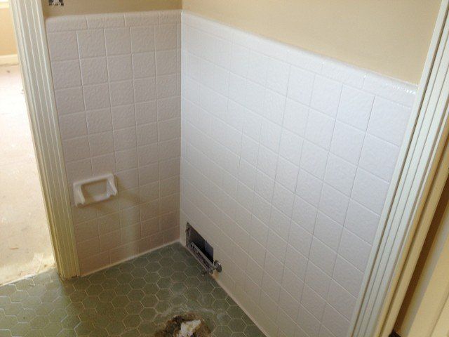 resurfaced bathroom