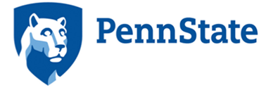 The penn state logo has a lion on it