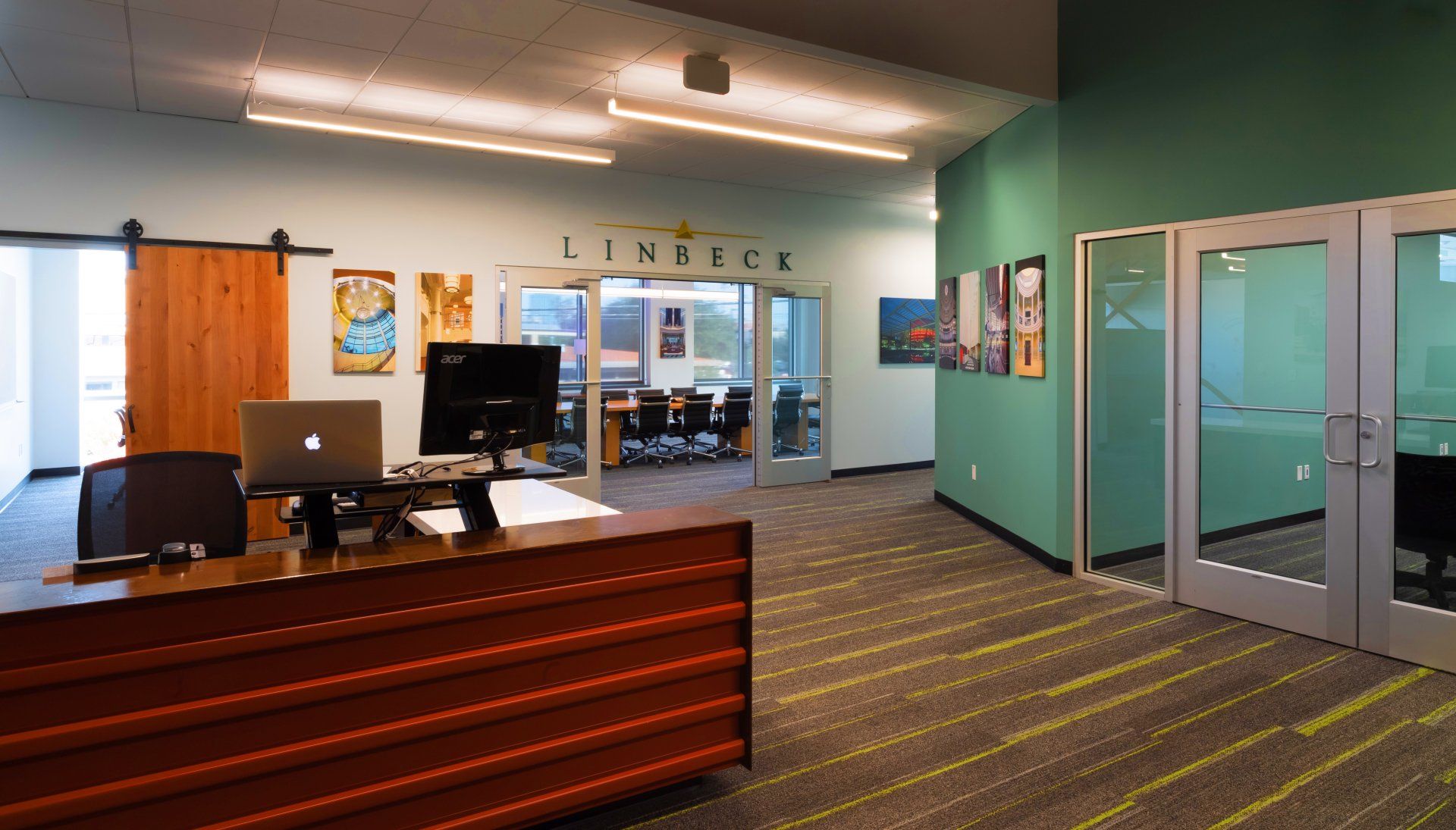 office reception area