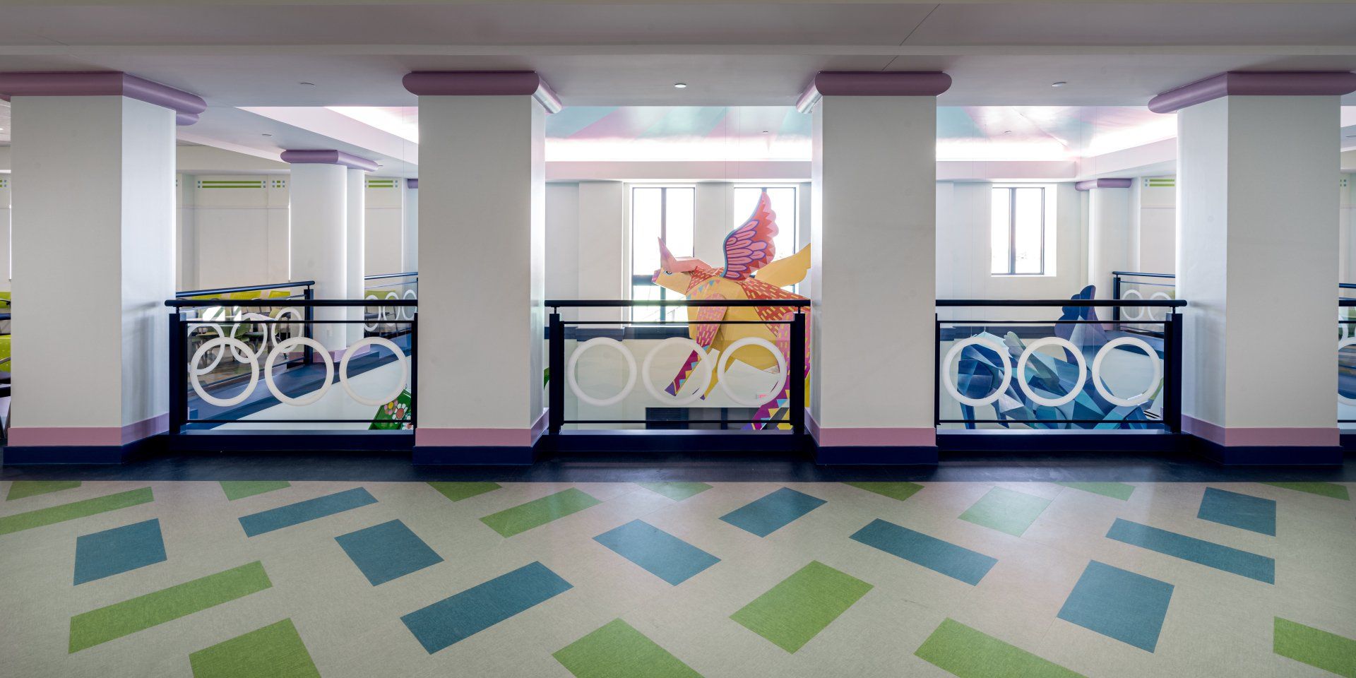 hanging decorations in hospital
