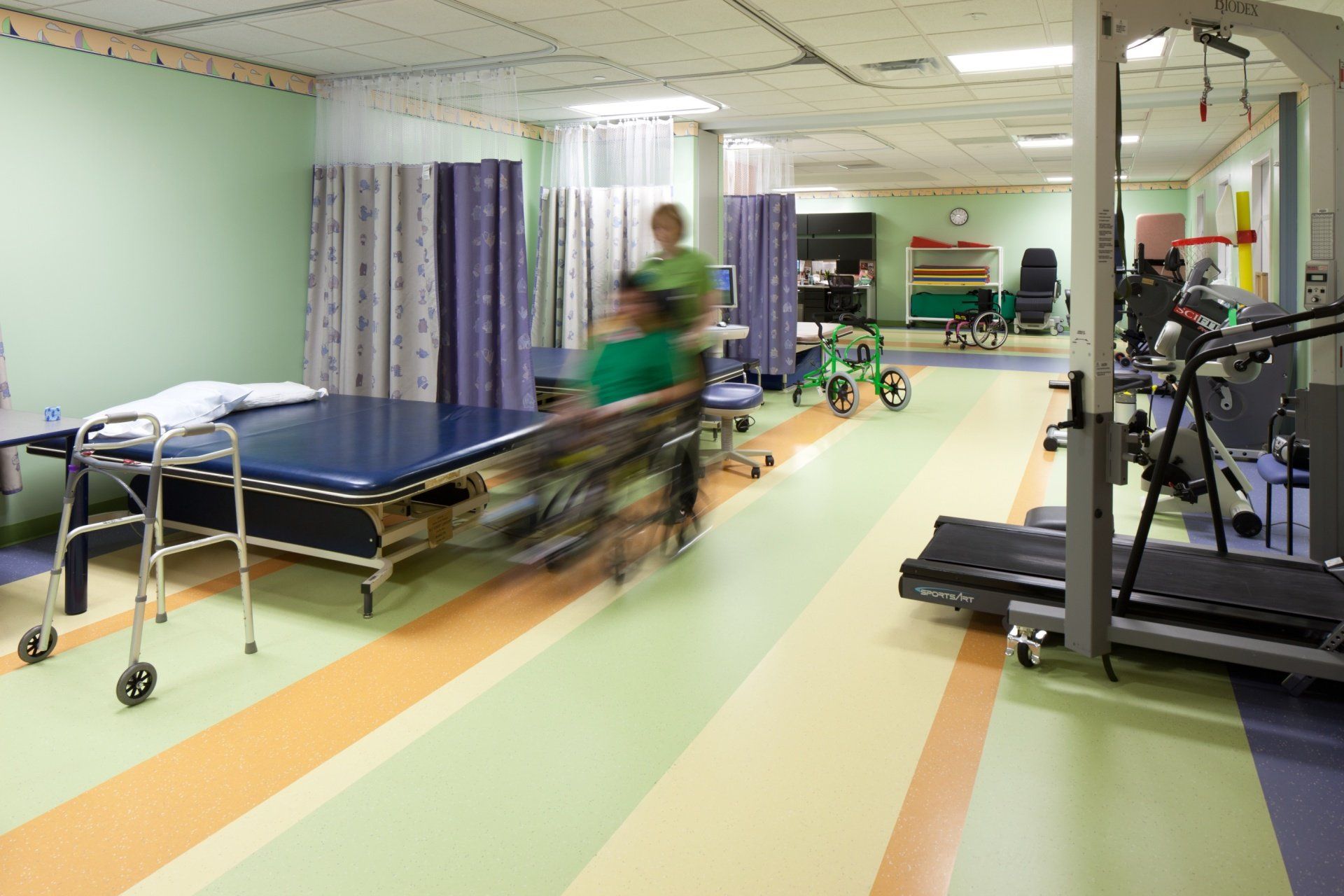 treatment area in hospital