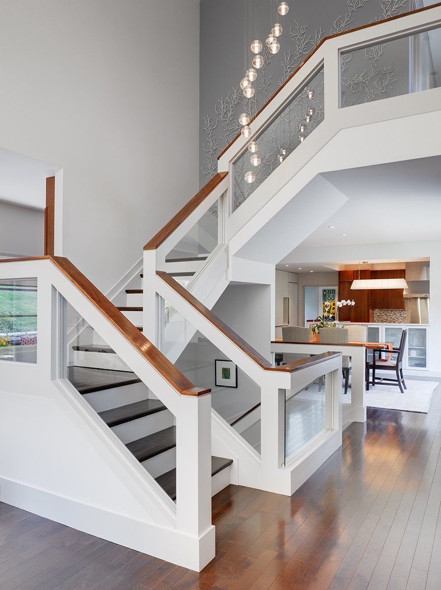modern stairwell