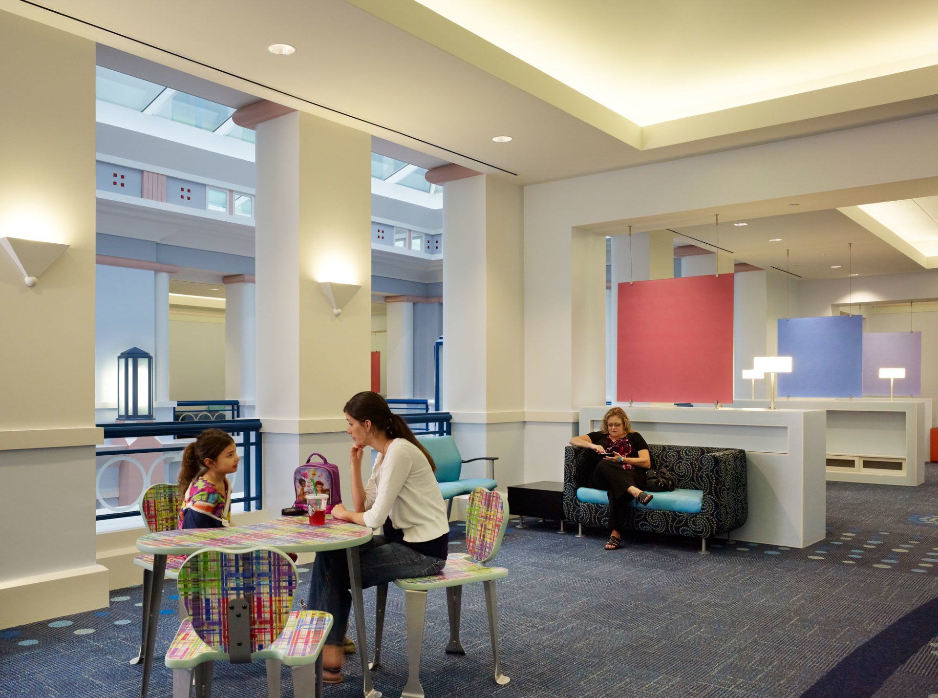 Waiting area at Cook Children's