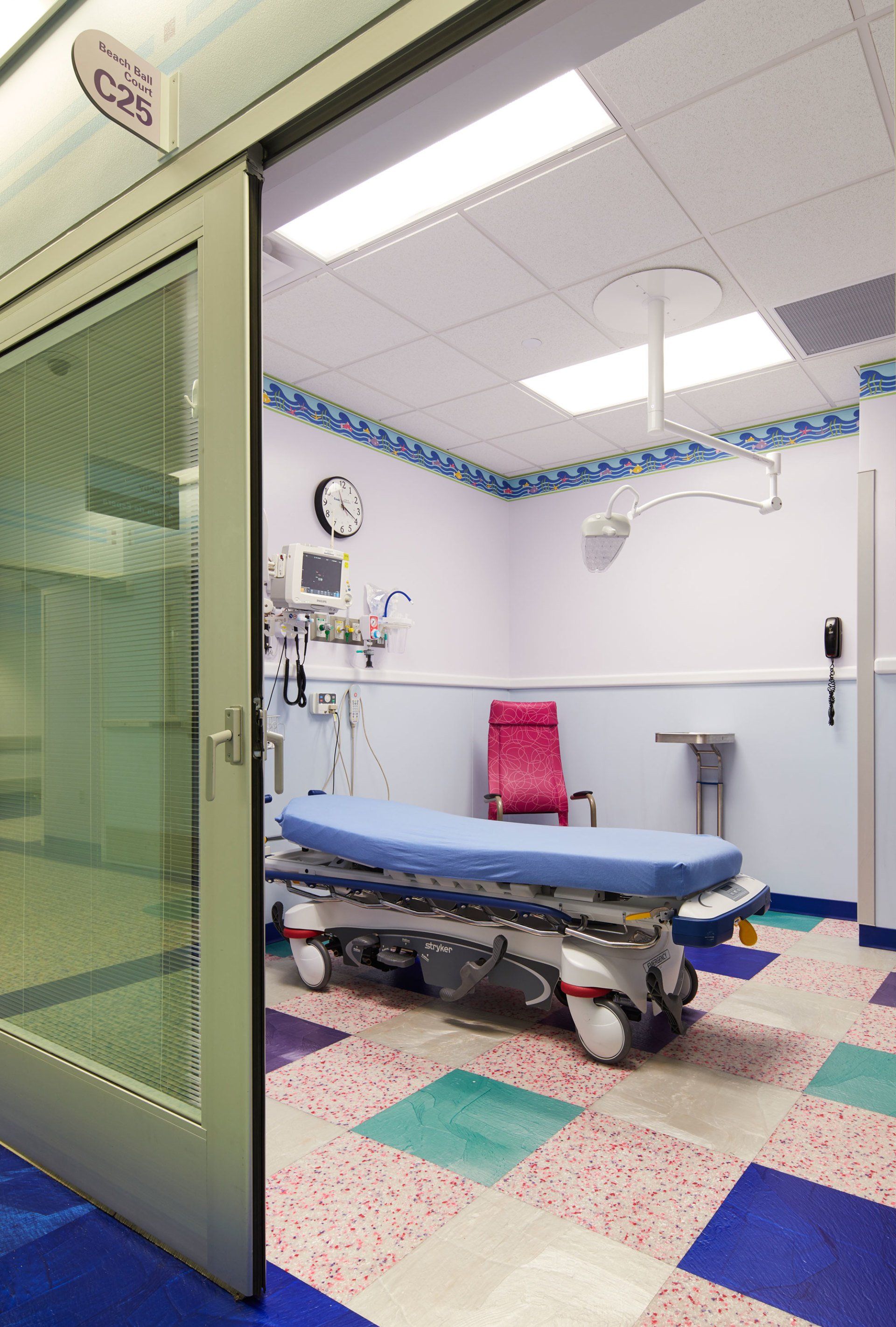 Treatment room at Cook Children's