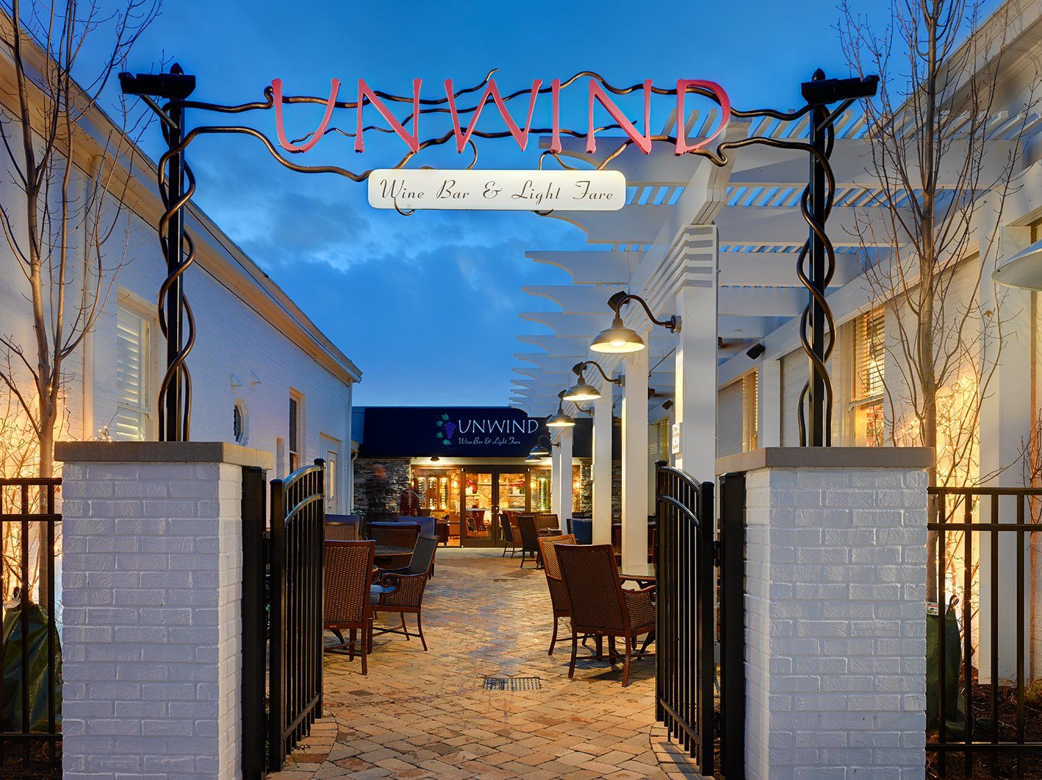 Entrance to 
