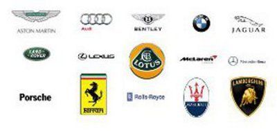 Car Logos Lamborghini, Ferrari, Lexus
