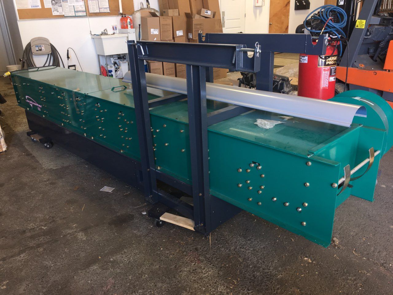 rain gutter machine