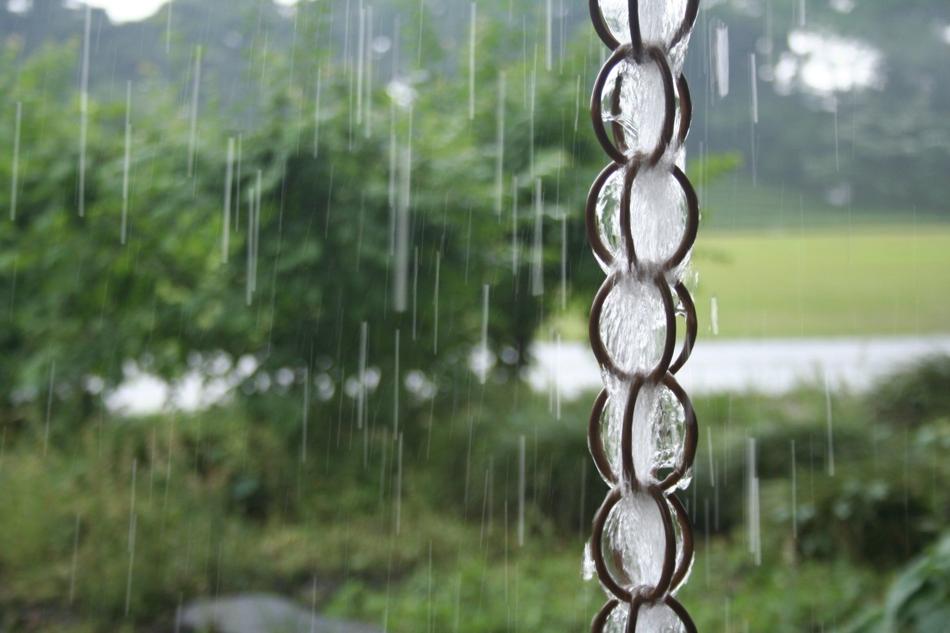 Decorative Rain Chains in Spokane