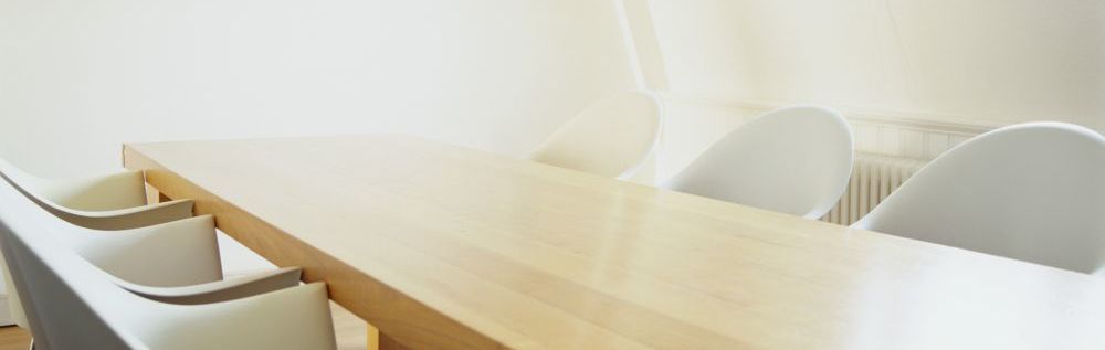 A boardroom cleaned by our office cleaning company in Wellington