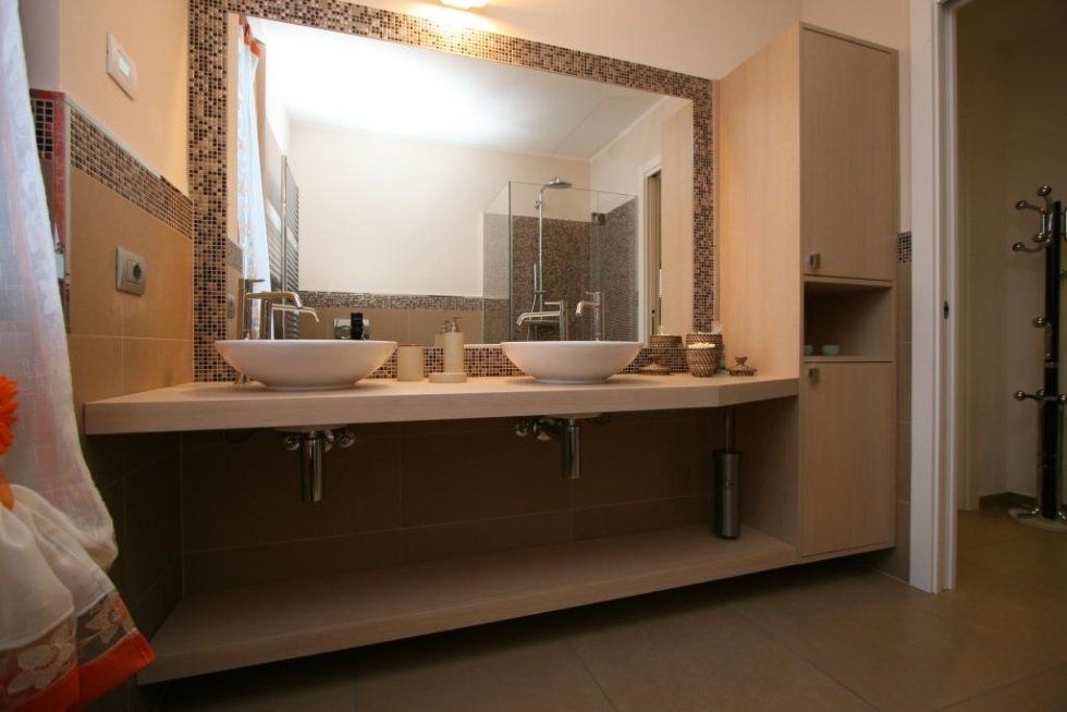 bagno con doppio lavello