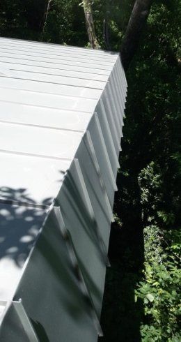 copertura in zinco titanio VM Zinc con doppia aggraffatura
