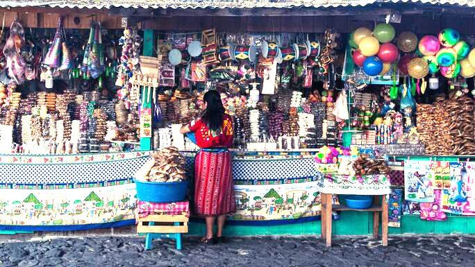 street shop with souvenirs