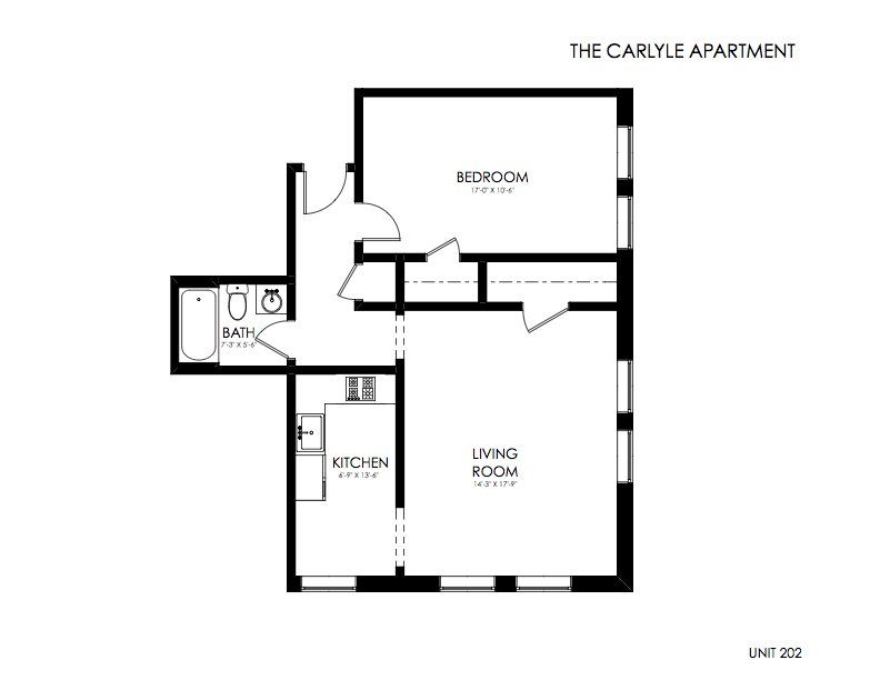 The Carlyle Apartments, Unit 202