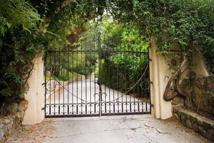 wrought iron gates