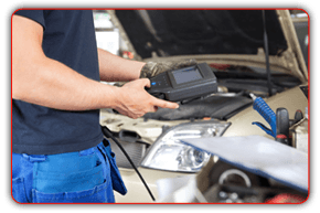 Working with a wide range of vehicles, call on 07966 382 549 Engine diagnostics on a vehicle.