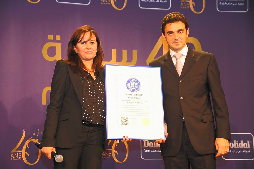 Largest mattress: Dolidol Morocco sets world record Largest mattress: Dolidol Morocco sets world record