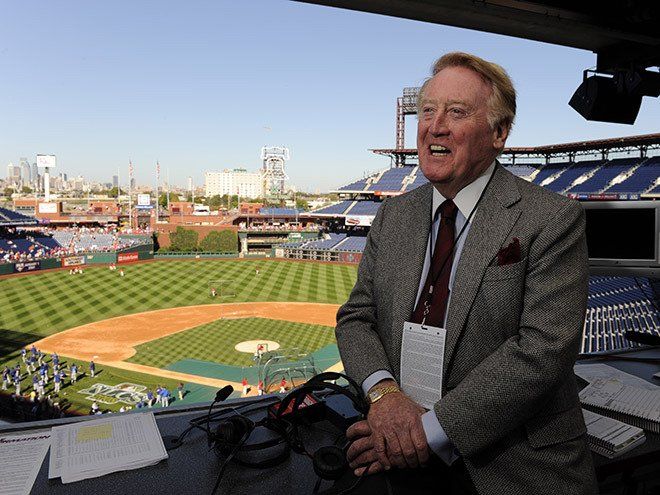 world record holder Vin Scully
