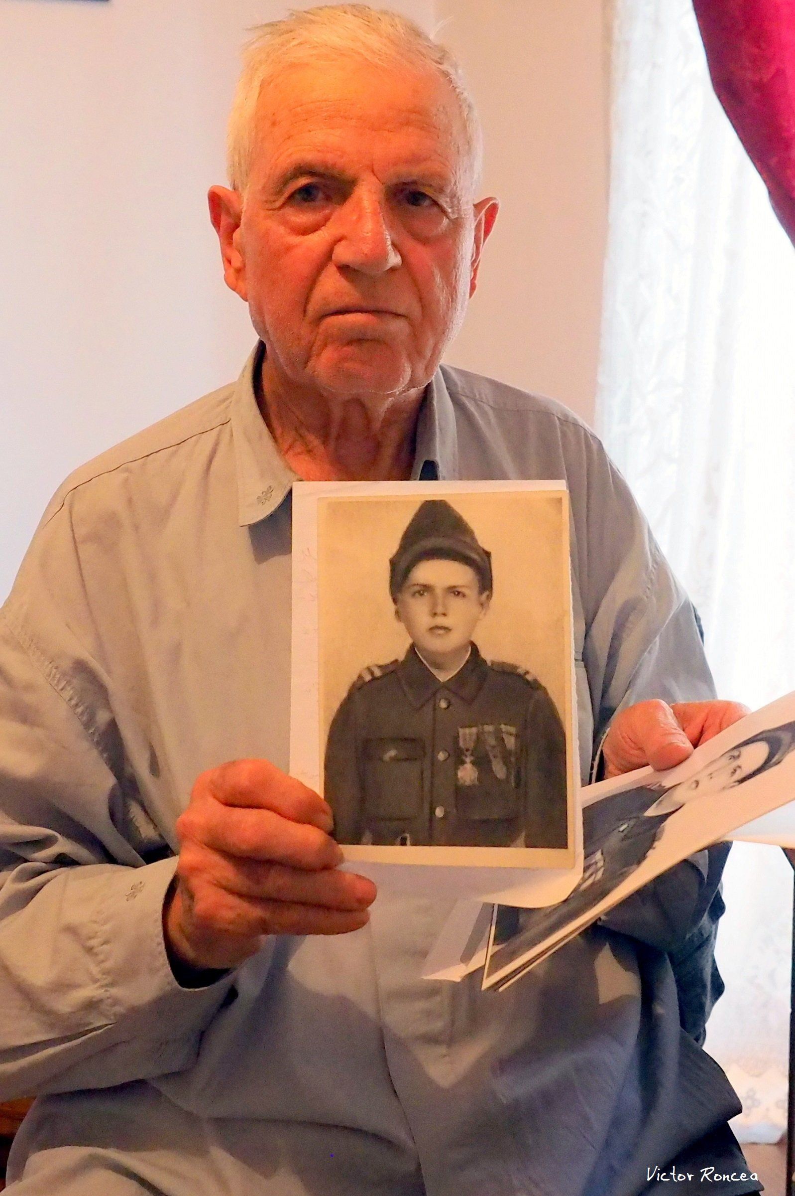 Youngest Soldier in World War Two: world record set by Marin Lungu. Photo: Victor Roncea