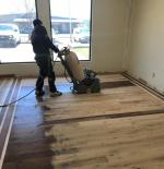 Sanding Hardwood Flooring — Oklahoma City, OK — Temple Johnson Floor Company Sanding Hardwood Flooring — Oklahoma City, OK — Temple Johnson Floor Company