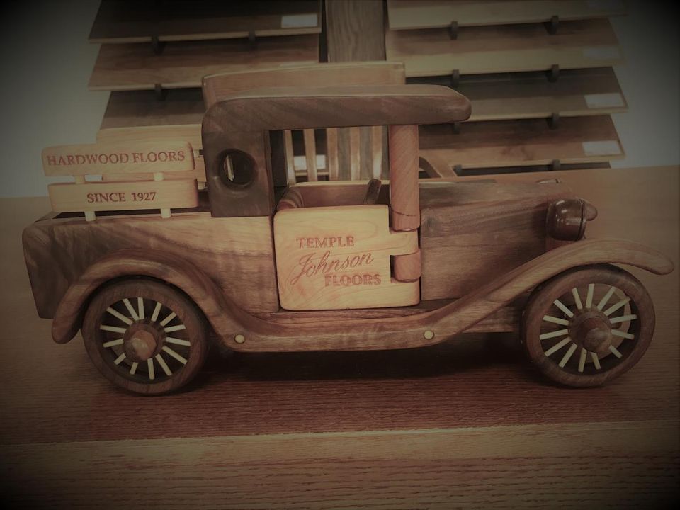 Wooden Car — Oklahoma City, OK — Temple Johnson Floor Company Wooden Car — Oklahoma City, OK — Temple Johnson Floor Company