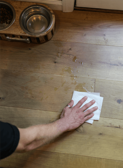 Man Wiping Floor — Oklahoma City, OK — Temple Johnson Floor Company