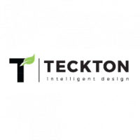 A logo for a company called teckton intelligent design.