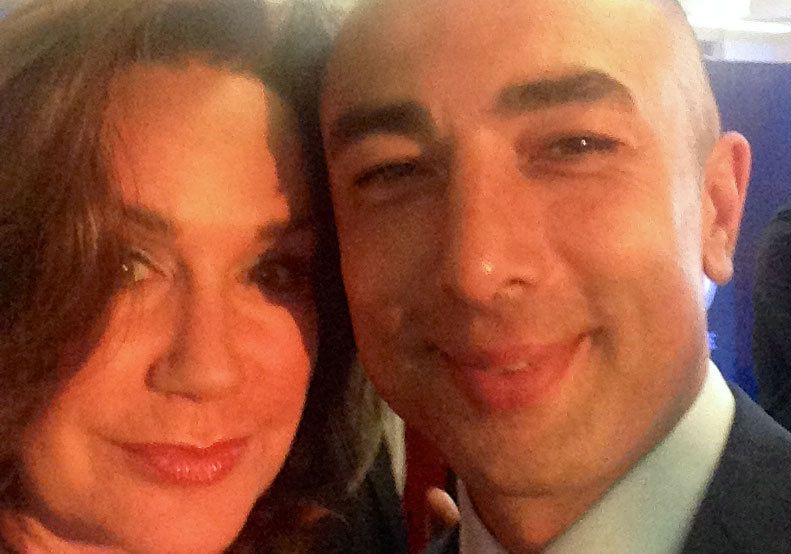 closeup of corrinne and robbie di matteo