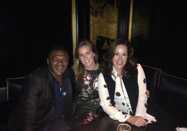 corrinne and marcel with their lady friend