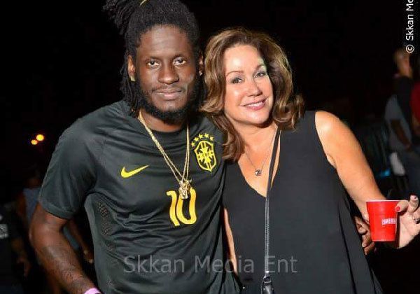corrinne and her football playing friend
