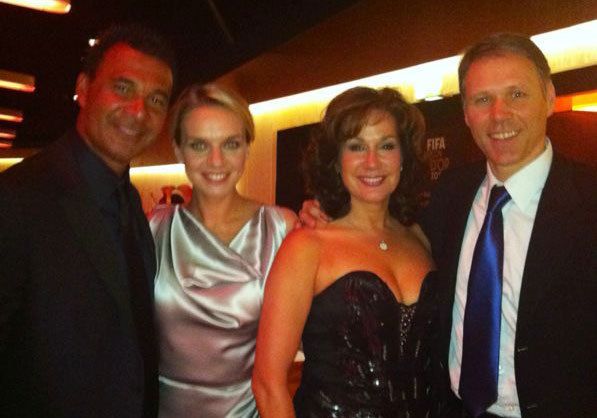 corrinne and ruud with their friends at an event