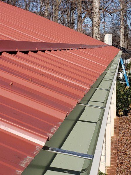 red metal roof