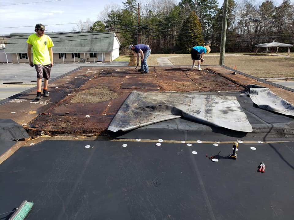 roofing work