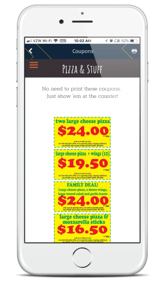 Mobile Website Screen
