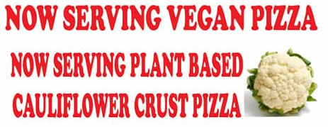 Serving Vegan Pizza