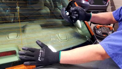 Power Door Locks — Repairman Welding Metal Body Car in Chicago, IL