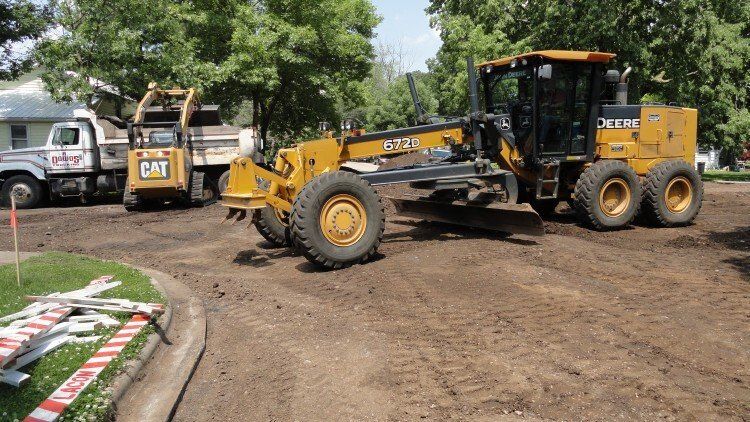 Road Construction Grader — East Peoria, IL — Tazewell County Asphalt Company