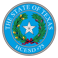 The seal of the state of texas hcesd # 75