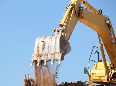 excavation work in progress