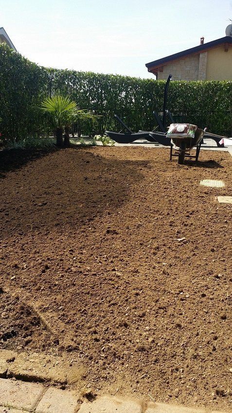 Giardino in preparazione