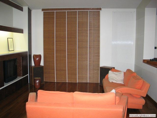 tenda plissé color marrone