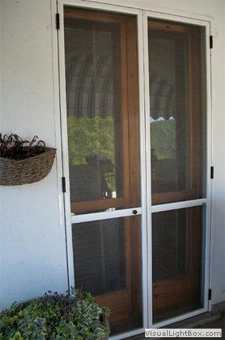 zanzariera per porta da esterno