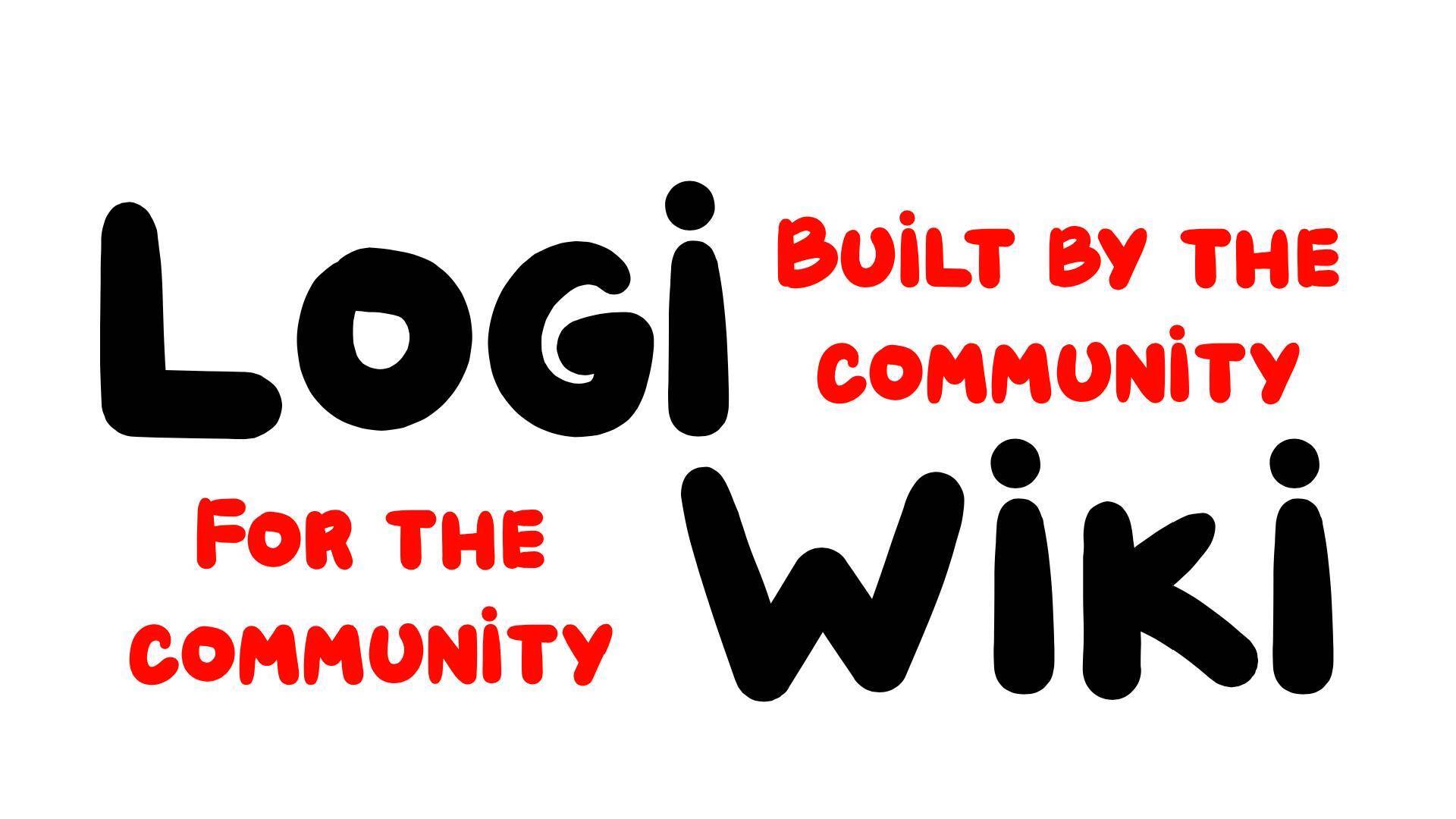 Un logotipo para logi wiki creado por la comunidad para la wiki
