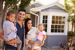 Family Moving into a new home