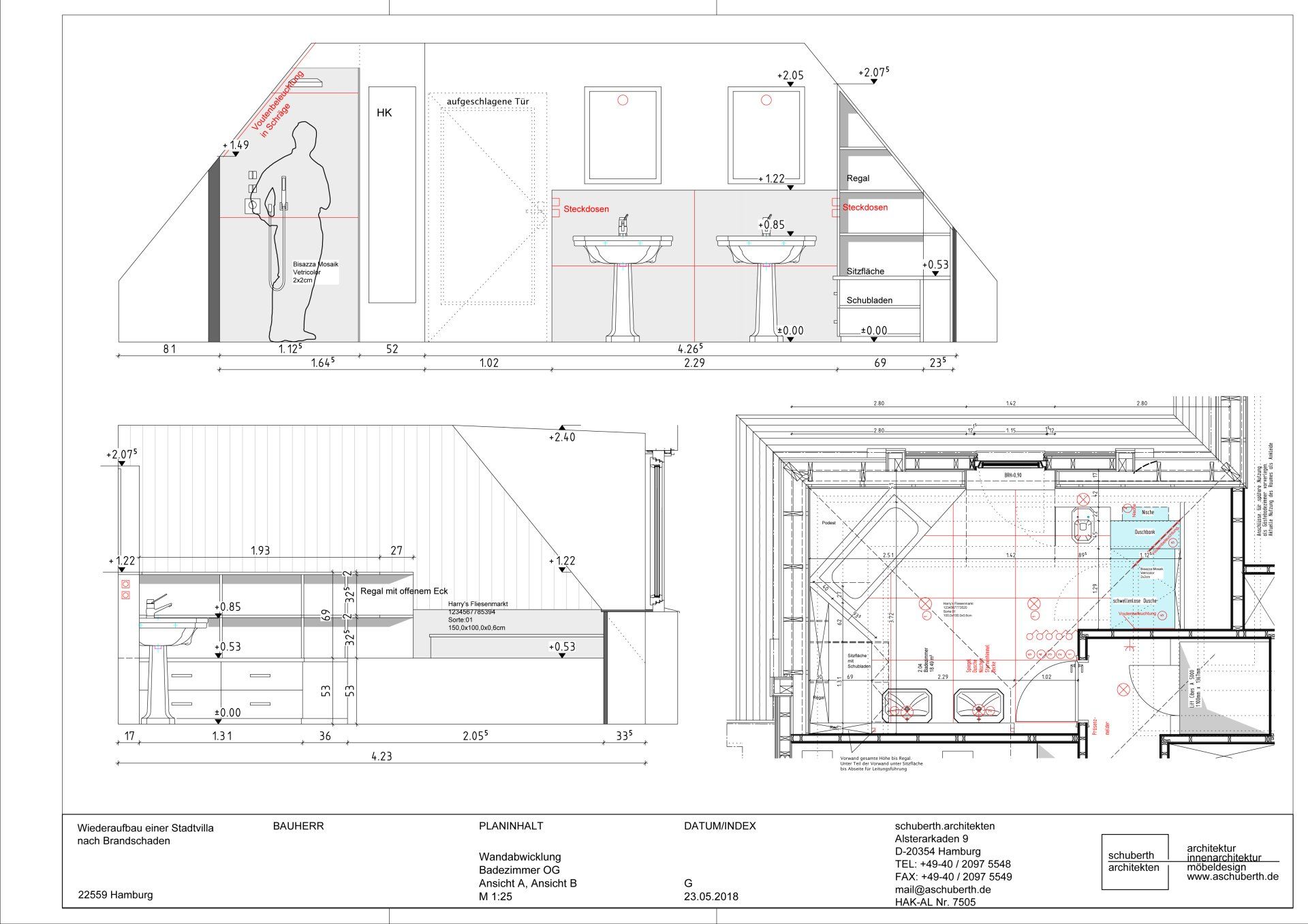 Ein schwarz-weißer Grundriss eines Hauses mit Treppe.