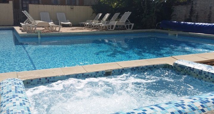A bubble pool