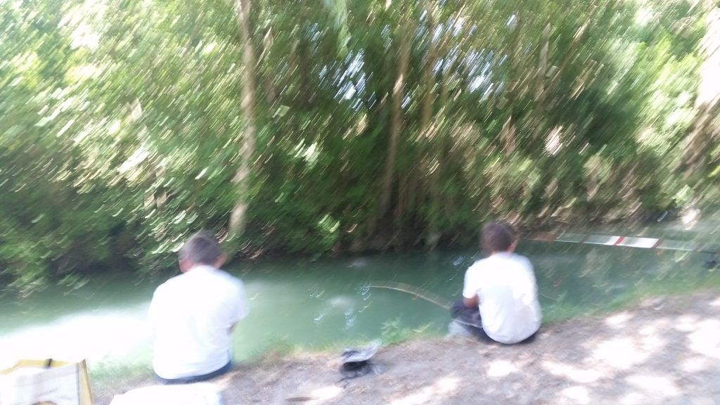 fishing with kids Migré