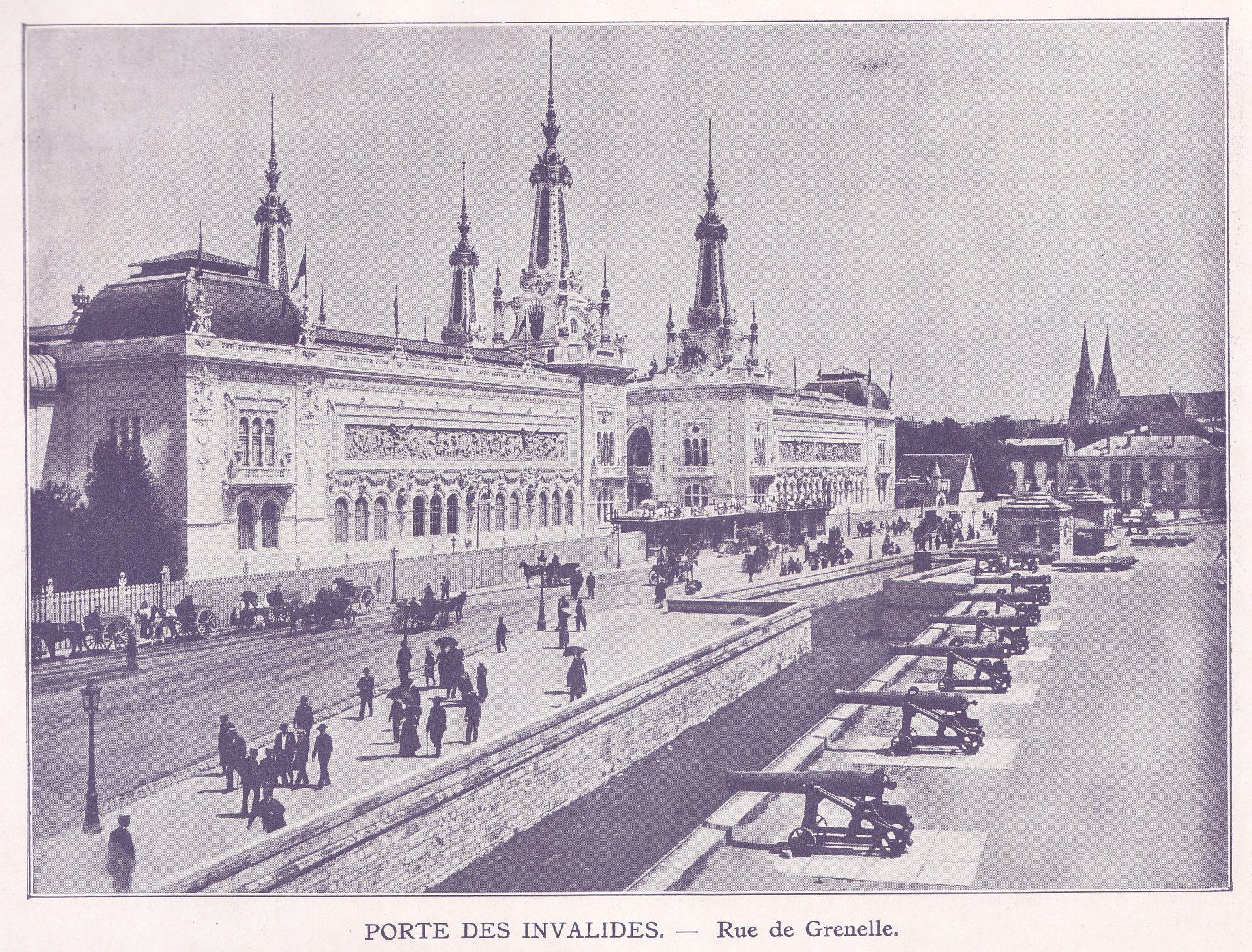 PORTE DES INVALIDES. - Rue de Grenelle.