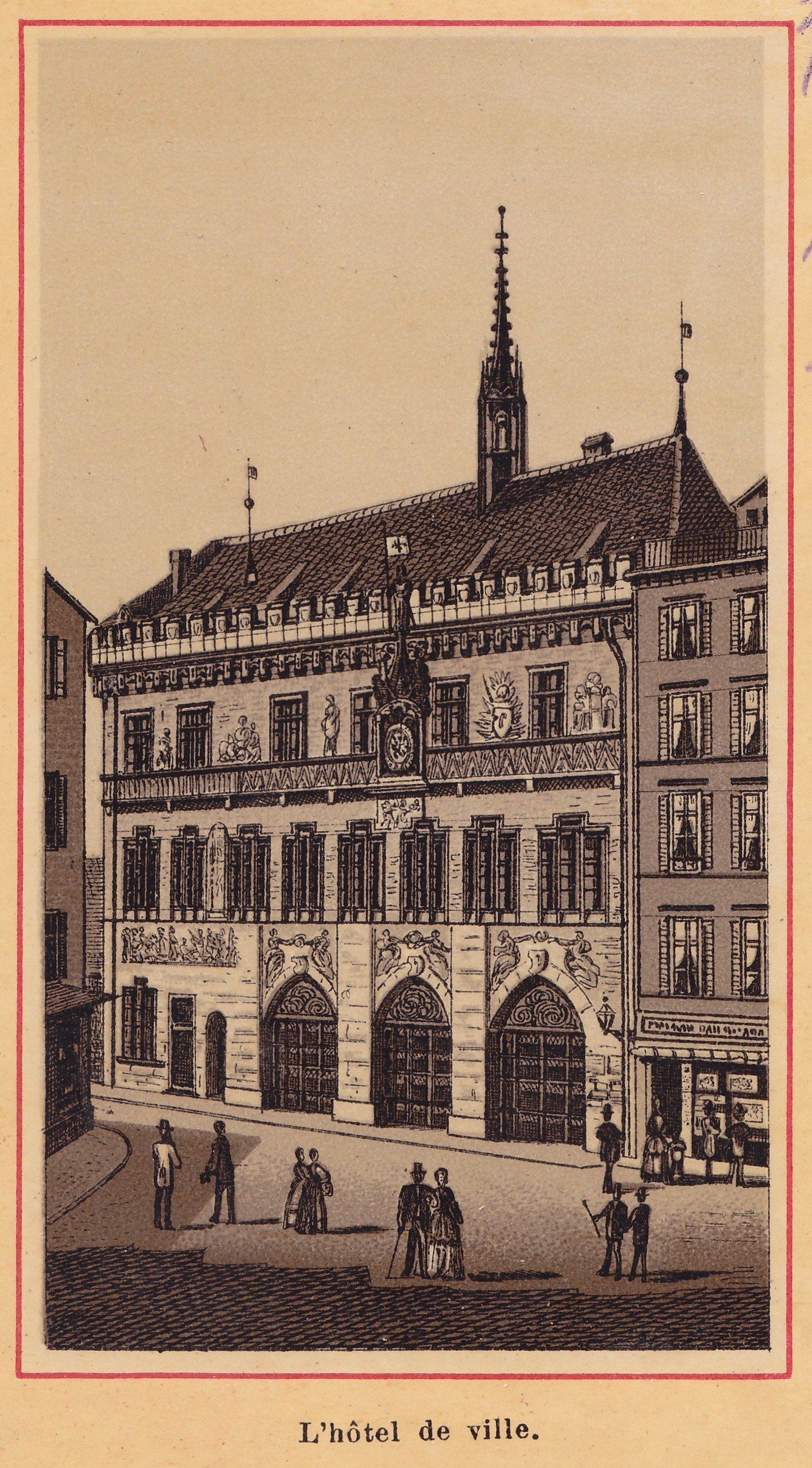 L'hôtel de ville.