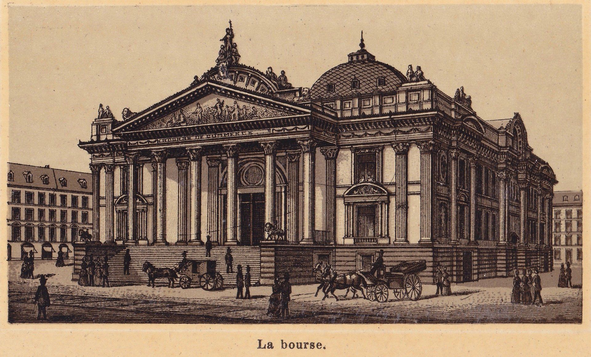 La bourse.